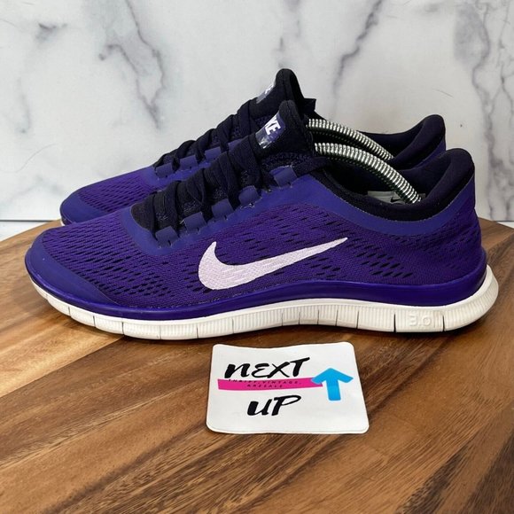 Nike Shoes - Nike Womens Free 3.0 v5 Violet Minimalist Athletic Running Shoes Size US 9